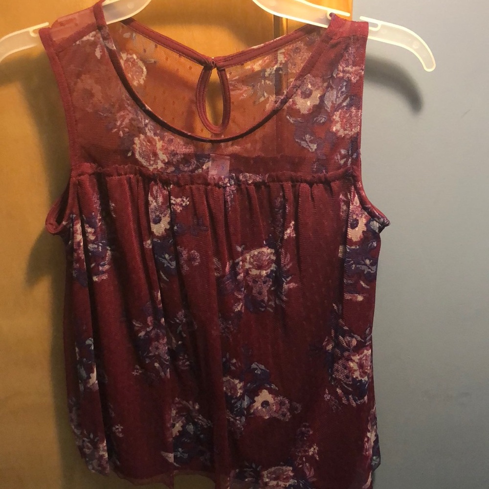 stunning maroon blouse